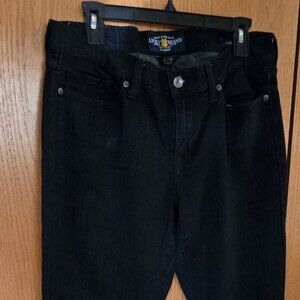 Lucky Brand Jeans Women's 10/30 Black  Sofia Boot Mid Rise Stretch Denim